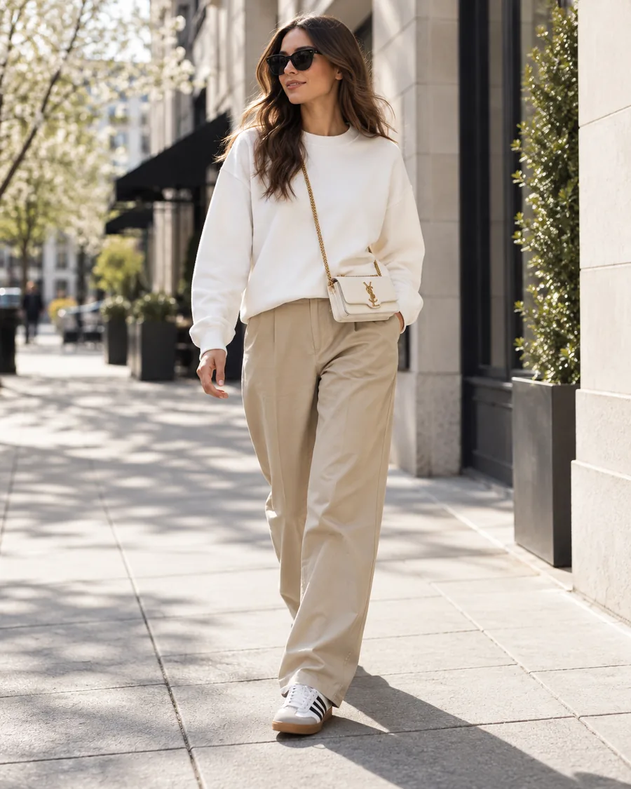 Spring clean city route styled on a model