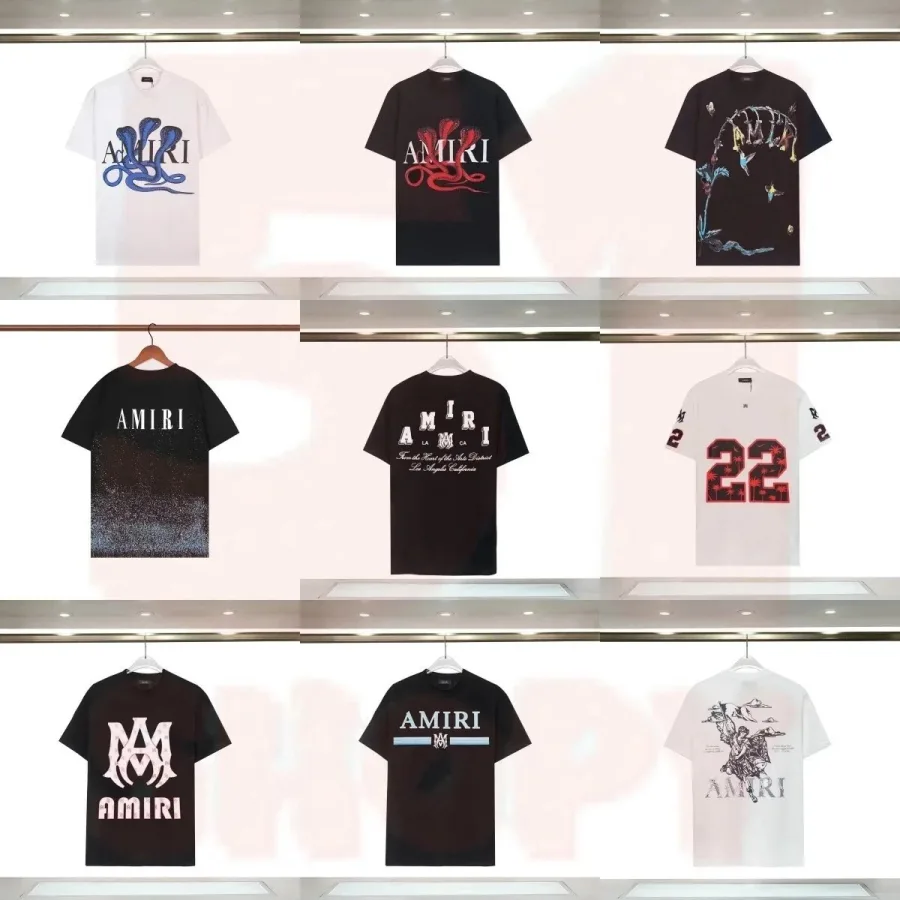 Amiri Logo Print Bla