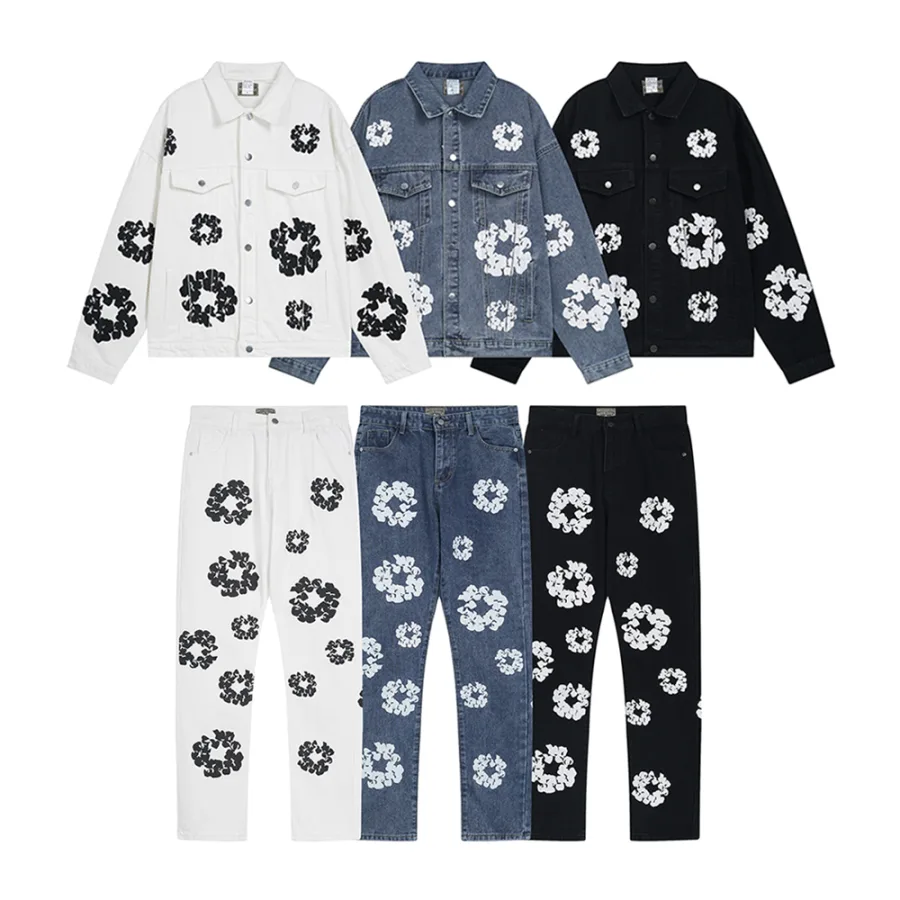 Denim Floral Print W