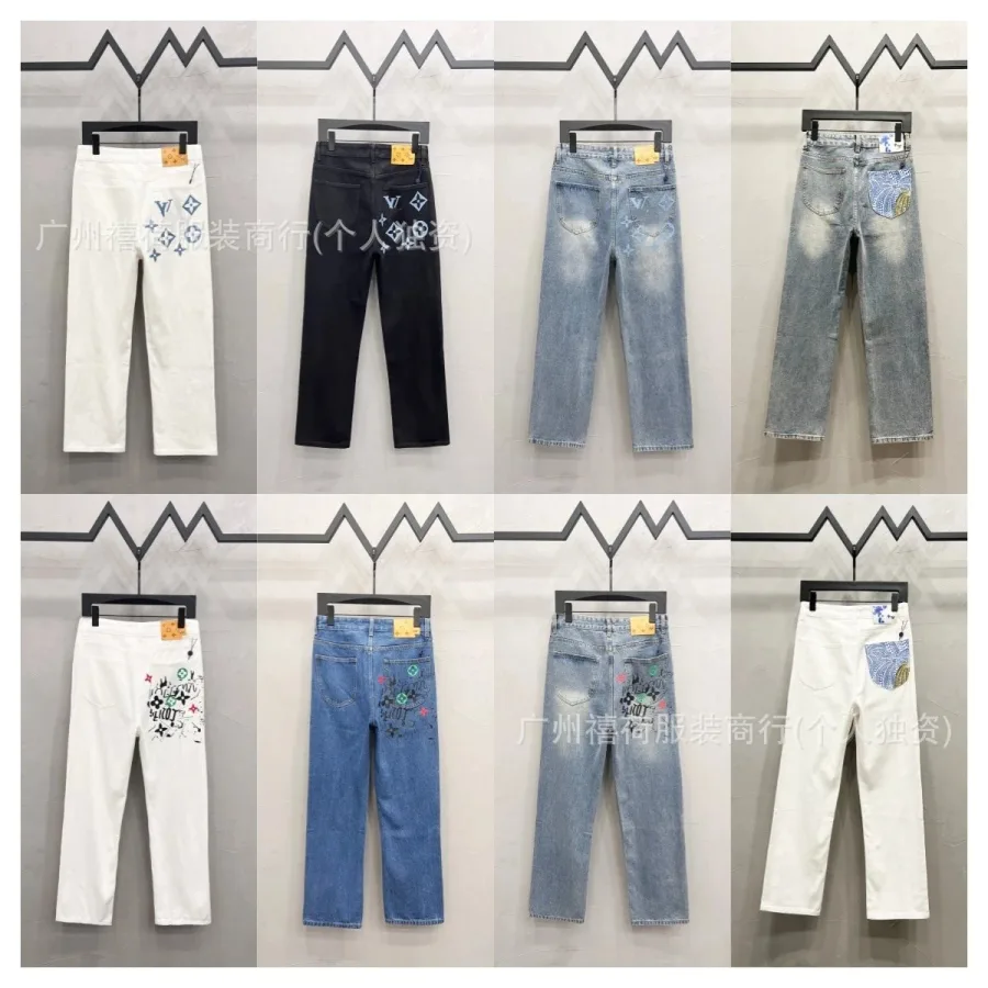 Denim Pants Embroide