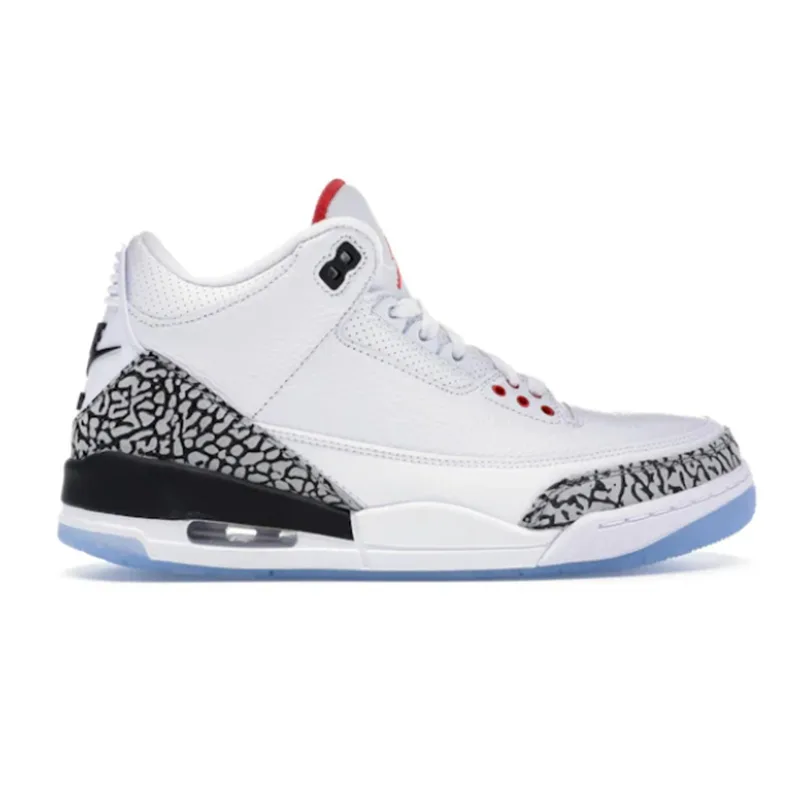 Air Jordan 3 White B W2C route